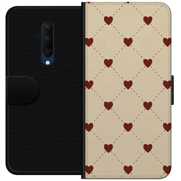 OnePlus 7T Pro Lompakkokotelo Sydänverkko