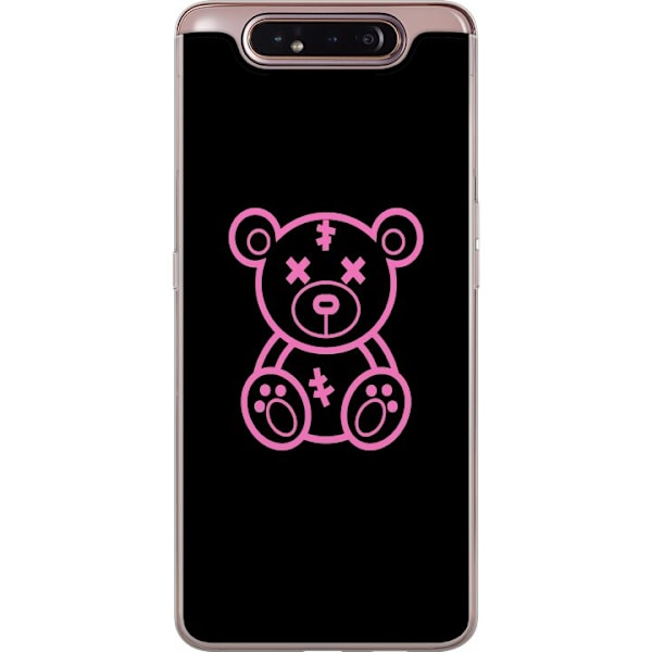 Samsung Galaxy A80 Gennemsigtig cover Teddy