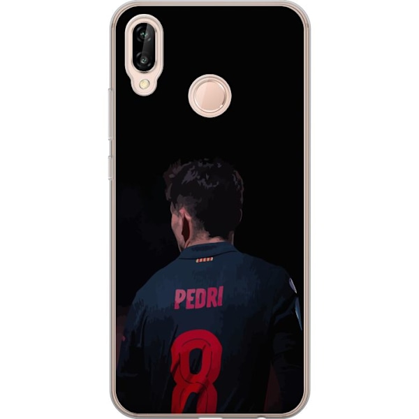 Huawei P20 lite Genomskinligt Skal Pedri FC Barcelona Fotboll