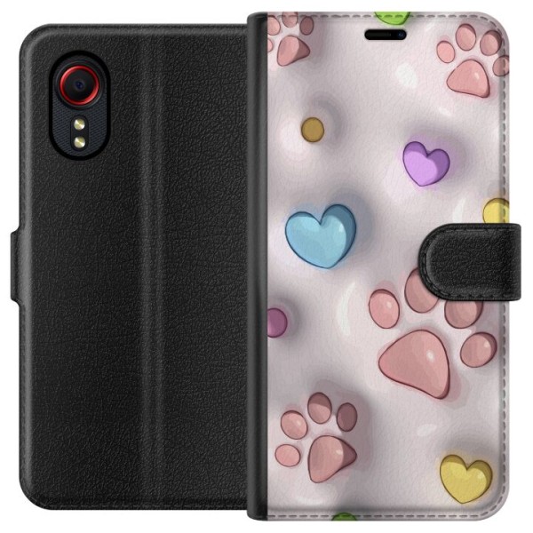 Samsung Galaxy Xcover 5 Tegnebogsetui Fluffy Poter