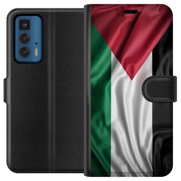 Motorola Edge 20 Pro Tegnebogsetui Palestinaflaget – ikonisk
