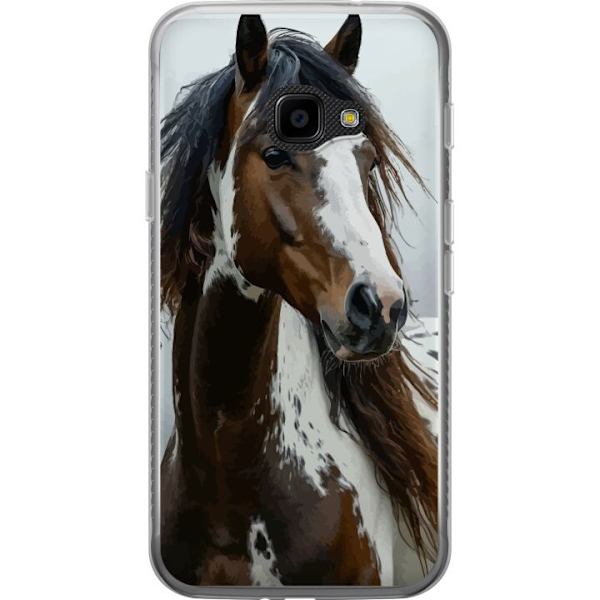 Samsung Galaxy Xcover 4 Läpinäkyvä kuori Hevonen Eläimet Aihe Graafinen Suunnittelu Luonto Vahva Aihe Suosittu Taide Eläinten Teema Ratsastus
