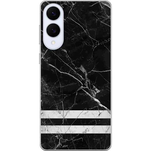 Samsung Galaxy S25 Edge Genomskinligt Skal Marmor