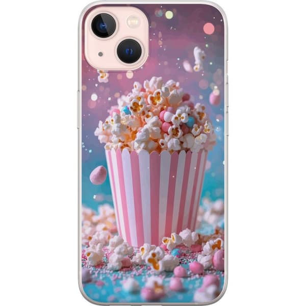 Kompatibel Mobilcover til Apple iPhone 13 Popcornspand retro biograf snacks sjov figur