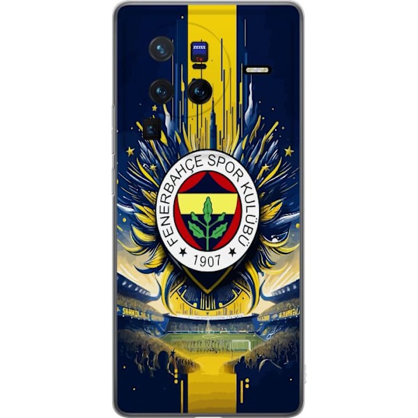 vivo X80 Pro Läpinäkyvä kuori Fenerbahçe SK