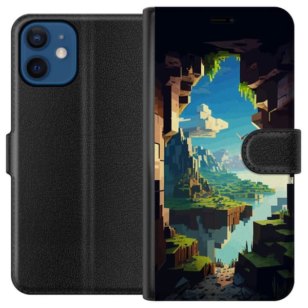 Yhteensopiva Lompakkokotelo Apple iPhone 12 mini Minecraft