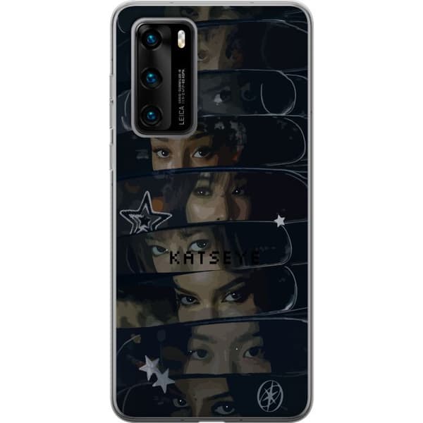Kompatibelt Mobildeksel til Huawei P40 KATSEYE svart