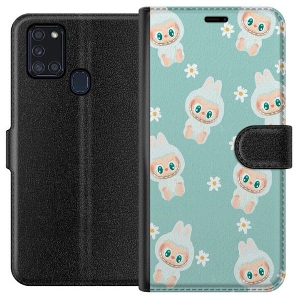 Samsung Galaxy A21s Lompakkokotelo Labubu Candy Vibes