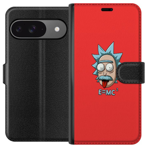 Google Pixel 9 Lommeboketui E=MC2 Rick and Morty