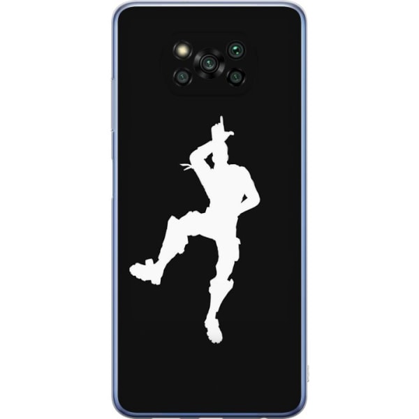 Xiaomi Poco X3 Pro Läpinäkyvä kuori Fortnite Dance