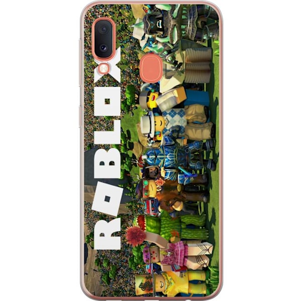 Samsung Galaxy A20e Läpinäkyvä kuori Roblox
