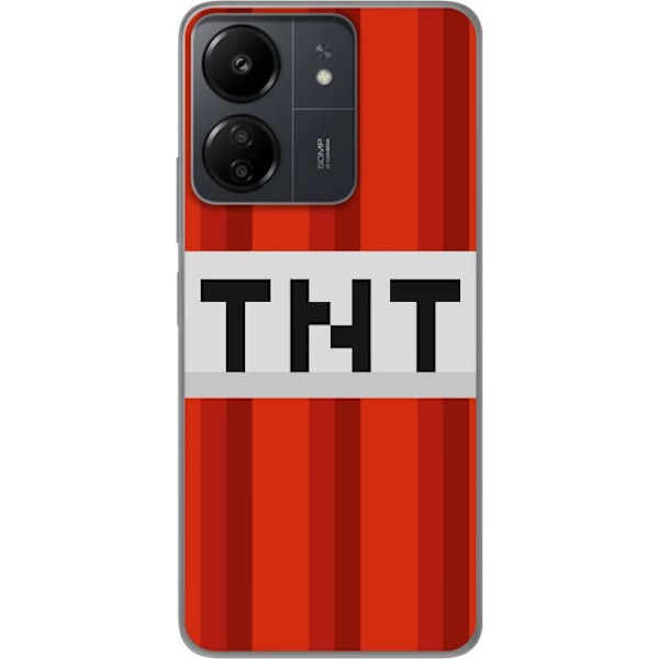 Xiaomi Redmi 13C Läpinäkyvä kuori Minecraft TNT