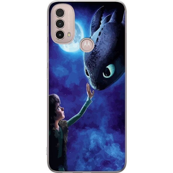 Motorola Moto E40 Läpinäkyvä kuori Kuinka Kouluttaa Lohikäärmeesi