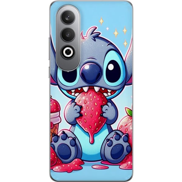 OnePlus Nord CE4 Gennemsigtig cover Strawberry Stitch