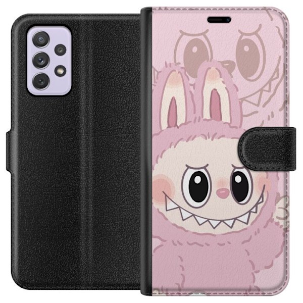 Samsung Galaxy A52s 5G Plånboksfodral Labubu Floral Freak – Blommigt monster i vintage-stil