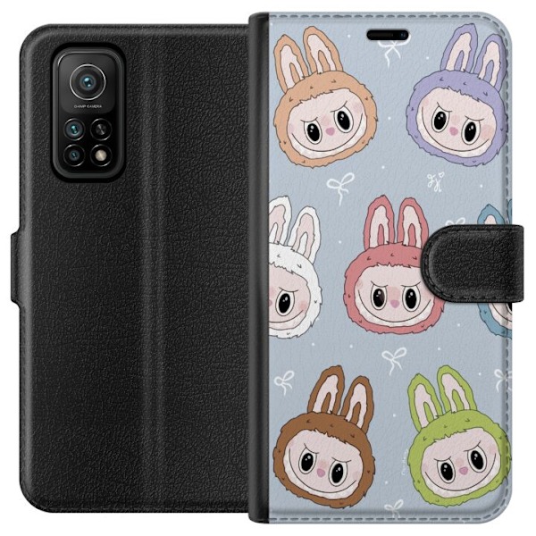 Xiaomi Mi 10T 5G Lompakkokotelo Tähtikuvioitu hirviöasenne