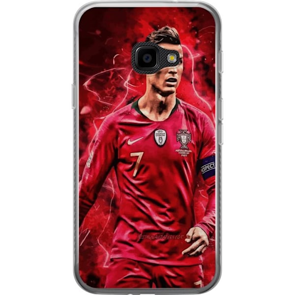 Samsung Galaxy Xcover 4 Läpinäkyvä kuori Ronaldon Taidot - CR7 Suunnittelu Aidolle Kannattajalle