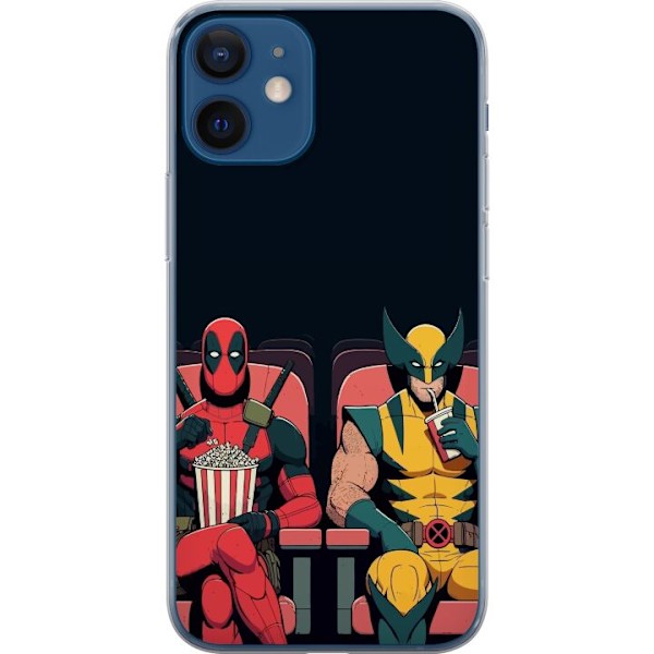 Apple iPhone 12 mini Genomskinligt Skal Deadpool & Wolverine