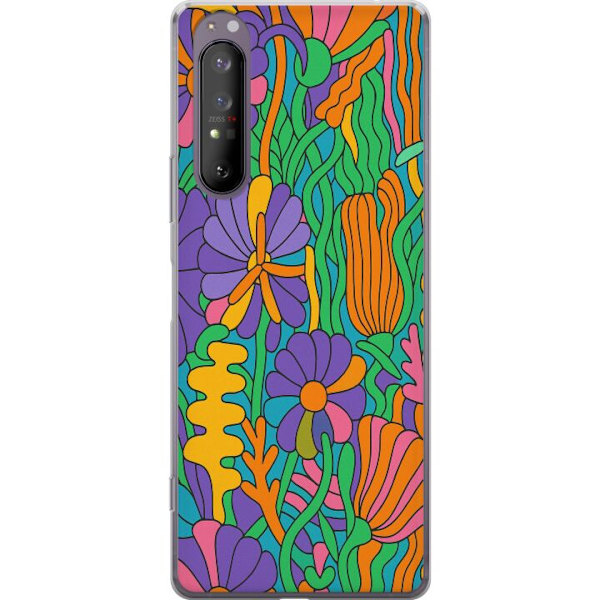 Sony Xperia 1 II Genomskinligt Skal Color Pop