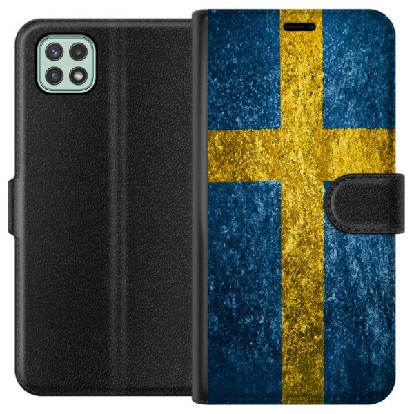 Samsung Galaxy A22 5G Lompakkokotelo Ruotsi