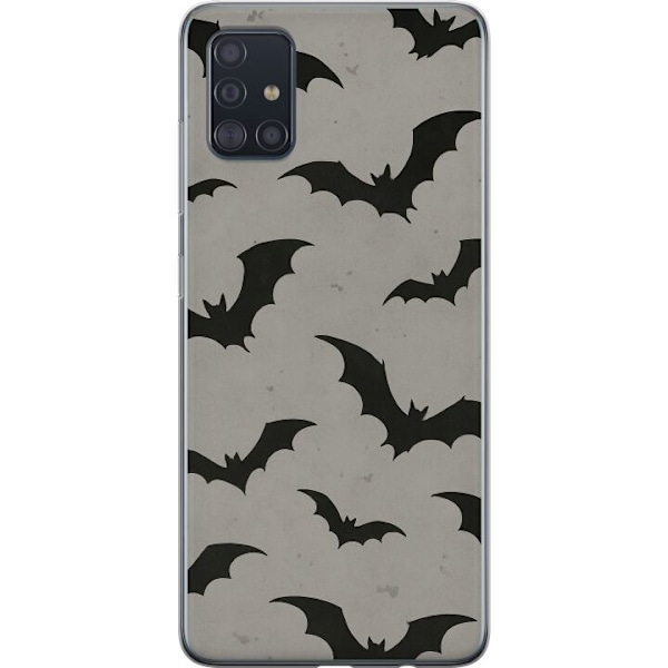 Samsung Galaxy A51 Läpinäkyvä kuori Flutterprint