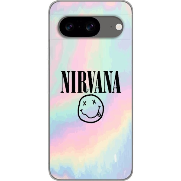 Google Pixel 8 Läpinäkyvä kuori Nirvana