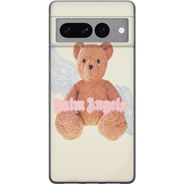 Google Pixel 7 Pro Genomskinligt Skal Palm Angels Teddy