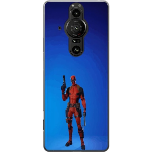 Sony Xperia Pro-I Läpinäkyvä kuori Fortnite - Spider-Man