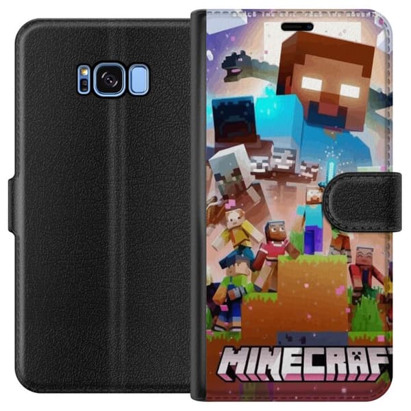 Kompatibelt Lommeboketui til Samsung Galaxy S8 Minecraft