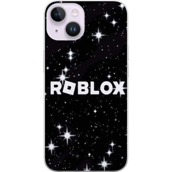 Kompatibel Mobilcover til Apple iPhone 14 Roblox-logo i rummet med stjerner