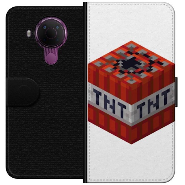 Nokia 5.4 Lompakkokotelo Minecraft TNT