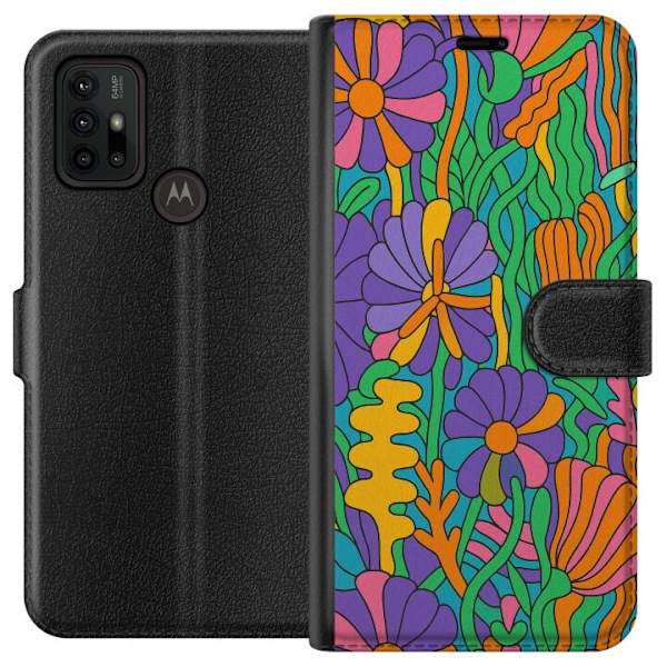 Motorola Moto G30 Tegnebogsetui Farveeksplosion