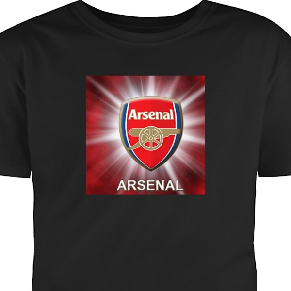 Børne T-shirt | Behagelig T-shirt til Børn Arsenal sort 2-3 År