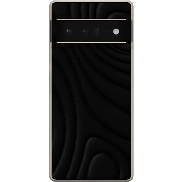 Google Pixel 6 Pro Läpinäkyvä kuori Tummat Aallot