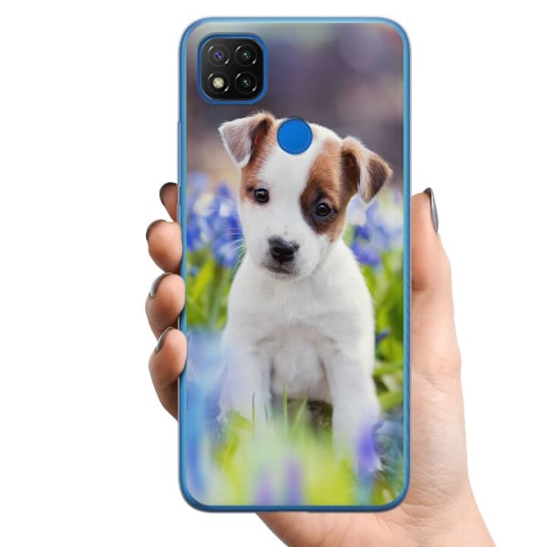 Xiaomi Redmi 9C TPU Mobildeksel Hund