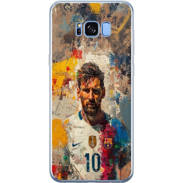 Samsung Galaxy S8+ Gennemsigtig cover Messi Art