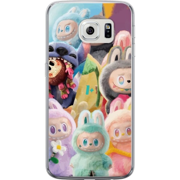 Samsung Galaxy S6 edge Läpinäkyvä kuori iso
