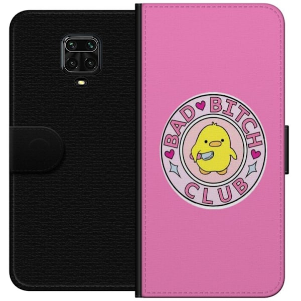 Xiaomi Redmi Note 9 Pro Lompakkokotelo BAD BITCH CLUB