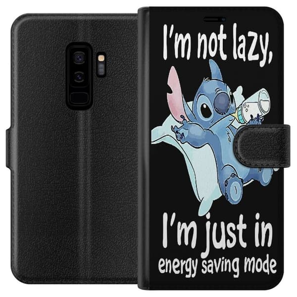 Kompatibelt Lommeboketui til Samsung Galaxy S9+ Strikk Tekst
