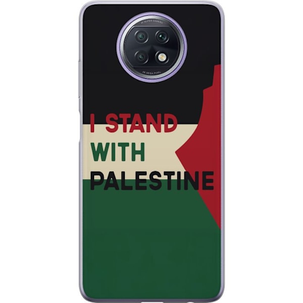 Xiaomi Redmi Note 9T Genomskinligt Skal Stand with Palestine