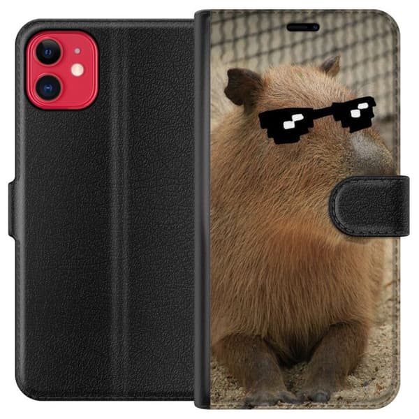 Kompatibel Tegnebogsetui til Apple iPhone 11 Capybara