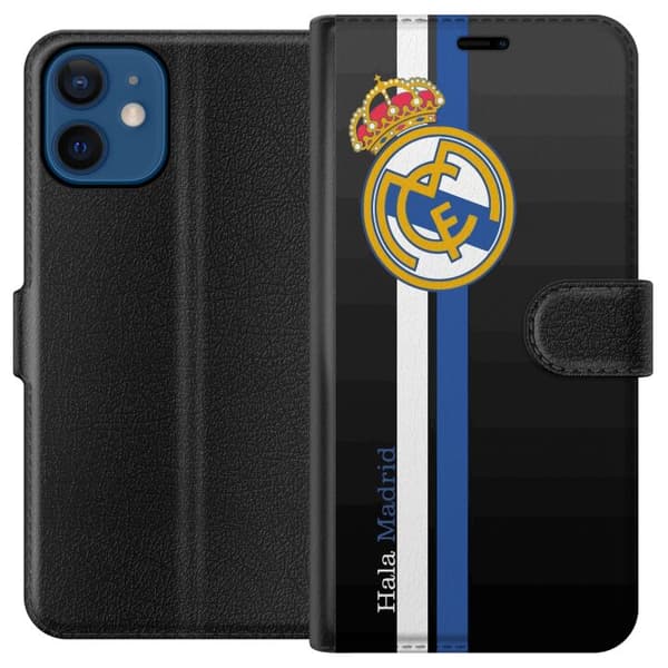 Kompatibel Tegnebogsetui til Apple iPhone 12 mini Real Madrid