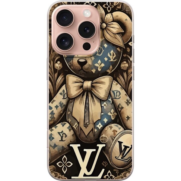 Apple iPhone 16 Pro Genomskinligt Skal Teddy Vuitton
