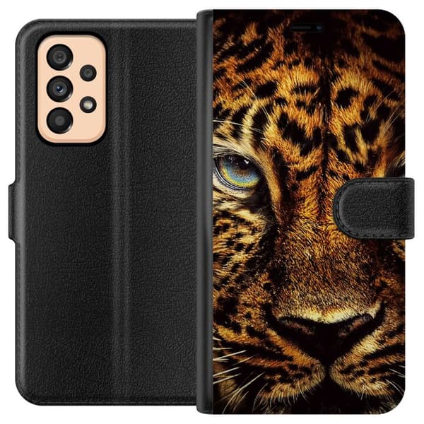Kompatibelt Lommeboketui til Samsung Galaxy A53 5G leopard