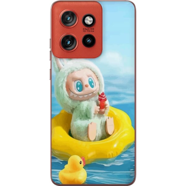 Motorola Edge 50 Neo Läpinäkyvä kuori Labubu Macaron-sarja