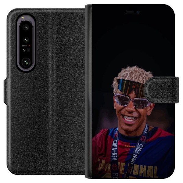 Sony Xperia 1 IV Lompakkokotelo  Lamine Yamal matkapuhelinkotelo tyylikkäässä urheilumuotoilussa