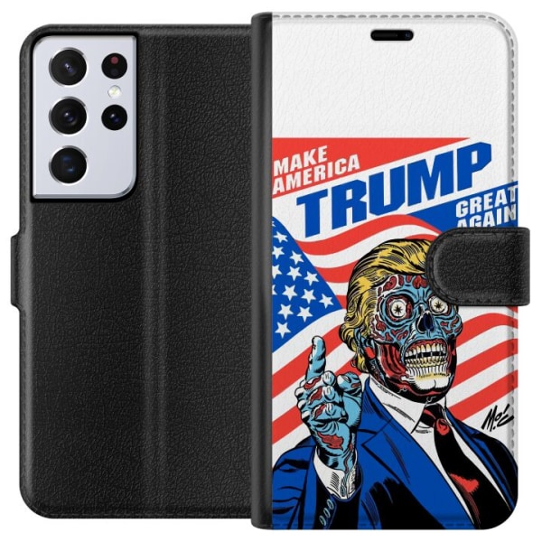 Samsung Galaxy S21 Ultra 5G Plånboksfodral Trump