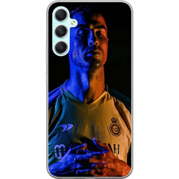 Samsung Galaxy A34 Genomskinligt Skal Cristiano Ronaldo