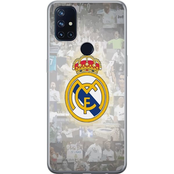 OnePlus Nord N10 5G Läpinäkyvä kuori Real Madrid
