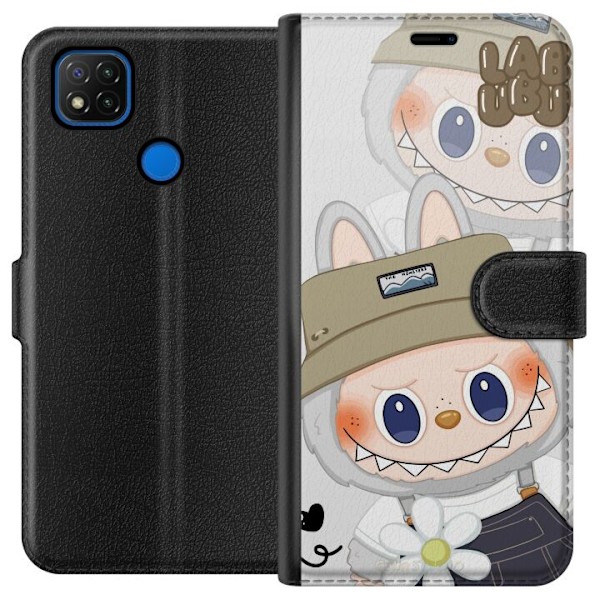 Xiaomi Redmi 9C Plånboksfodral Labubu Minimal Mood – Enkel